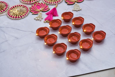 🪔 Magic Water-Activated LED Diyas – Ambient Glow Set