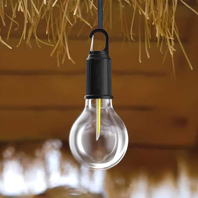 Decorative Hanging Bulb with 3 Modes Tent Lamp Light for Camping Pack of 1