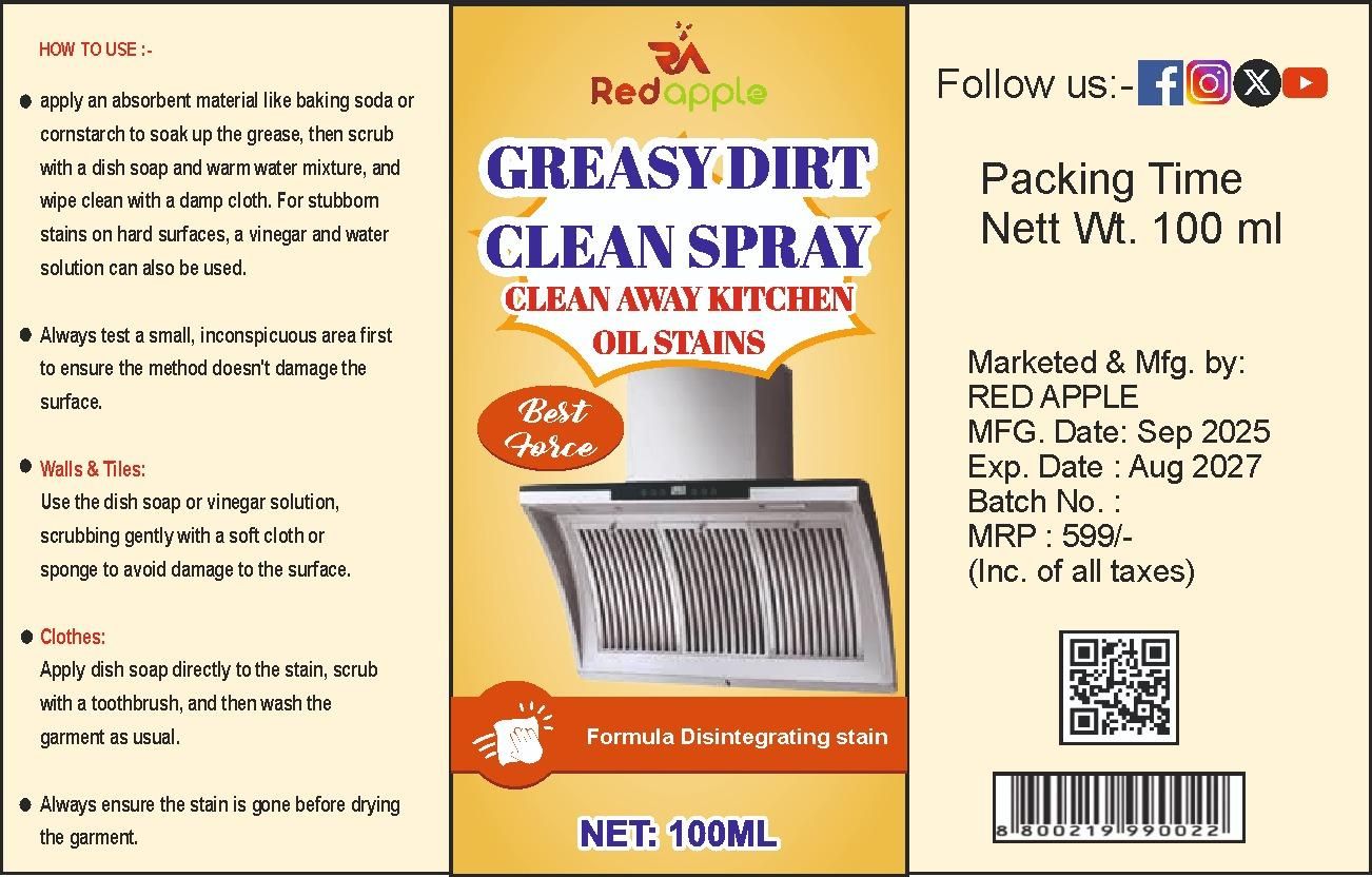 💥 UltraClean Grease & Dirt Remover Spray (Pack of 2)